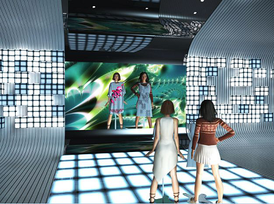 3D虚拟试衣镜展厅助力零售电商大战